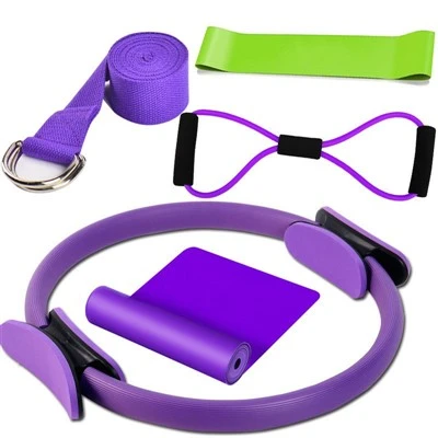 CHOOYOU Juego de anillos de pilates EVA duraderos de 5 piezas