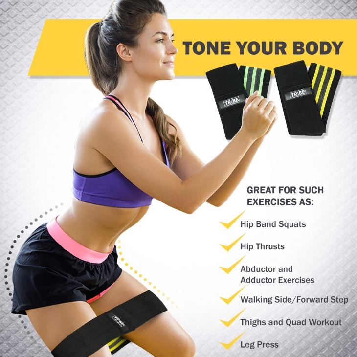 Fabric Resistance Bands Set